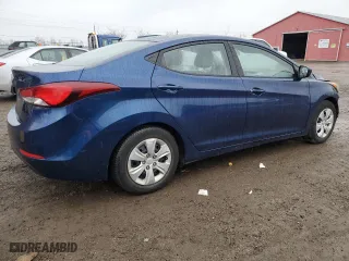 2016 Hyundai Elantra SE with VIN 5NPDH4AE1GH662002, listed as a Copart auction lot 85233514 with 144,743 mi miles and Salvage Title. Bid and sale history available at carsss.com. Image 3.