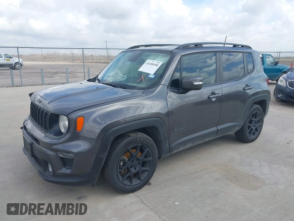2020 Jeep Renegade Latitude with VIN ZACNJABB9LPL30884, listed as a IAAI auction lot 41690598 with 103,714 mi miles and . Bid and sale history available at DreamBid. Image 2.