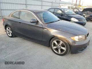 2008 BMW 1 Series 128i with VIN WBAUP93588VF47802, listed as a Copart auction lot 87091974 with 108,160 mi miles and Clean title. Bid and sale history available at DreamBid. Image 4.
