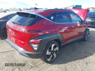 2024 Hyundai Kona Limited with VIN KM8HE3A39RU118399, listed as a IAAI auction lot 41240708 with 1 mi miles. Bid and sale history available at carsss.com. Image 3.