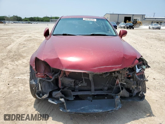 2006 Lexus IS 350 with VIN JTHBE262862006381, listed as a Copart auction lot 55976515 with Not provided miles and Salvage title. Bid and sale history available at DreamBid. Image 5.