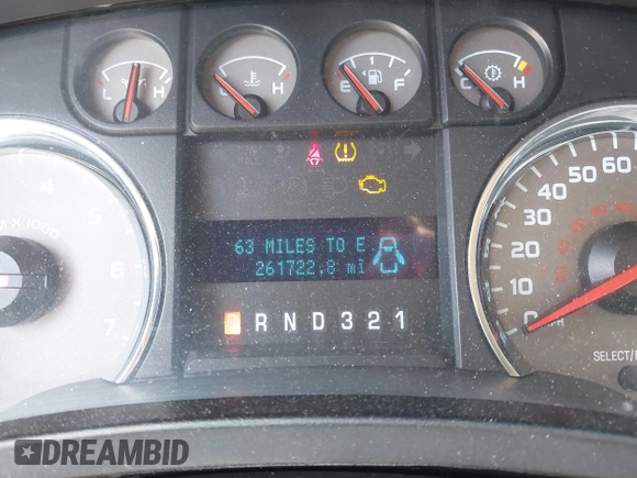 2010 Ford F-150 XL with VIN 1FTFW1EV3AKB55859, listed as a IAAI auction lot 42144289 with 261,722 mi miles. Bid and sale history available at carsss.com. Image 7.