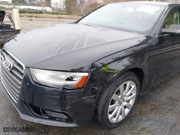 2013 Audi A4 Premium with VIN WAUBFAFL4DN017646, listed as a IAAI auction lot 41732371 with 152,330 mi miles. Bid and sale history available at carsss.com. Image 6.