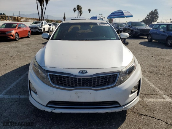 2015 Kia Optima Hybrid with VIN KNAGM4AD2F5078980, listed as a Copart auction lot 45328615 with NaN miles and Salvage Title. Bid and sale history available at carsss.com. Image 5.