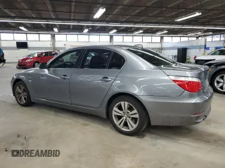 2010 BMW 5 Series 528i xDrive with VIN WBANV1C59AC157284, listed as a Copart auction lot 47146375 with 168,240 mi miles and Clean Title. Bid and sale history available at carsss.com. Image 2.