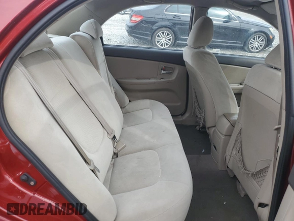 2008 Kia Spectra SX with VIN KNAFE121385554846, listed as a Copart auction lot 42045805 with 175,781 mi miles and Salvage Title. Bid and sale history available at carsss.com. Image 10.