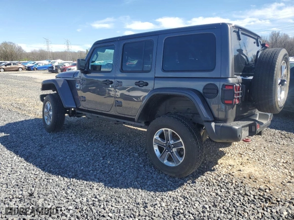 2018 Jeep Wrangler Unlimited Rubicon with VIN 1C4HJXFG4JW298533, listed as a Copart auction lot 45891385 with 80,833 mi miles and Salvage Title. Bid and sale history available at carsss.com. Image 2.