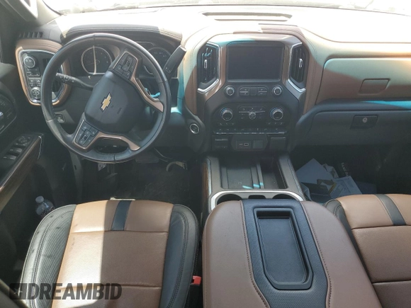 2020 Chevrolet Silverado 1500 High Country with VIN 1GCUYHEL9LZ377390, listed as a Copart auction lot 63809684 with 0 mi miles and Clean Title. Bid and sale history available at carsss.com. Image 8.