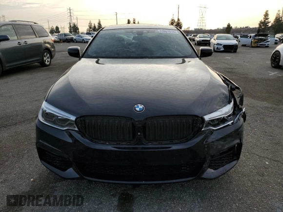 2018 BMW 5 Series 530i with VIN WBAJA5C59JG898206, listed as a Copart auction lot 43661015 with 75,243 mi miles and Salvage Title. Bid and sale history available at carsss.com. Image 5.