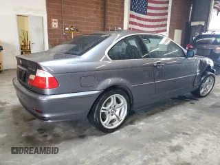 2002 BMW 3 Series 330Ci with VIN WBABN53482JU28205, listed as a Copart auction lot 45199945 with 75,083 mi miles and Salvage Title. Bid and sale history available at carsss.com. Image 3.
