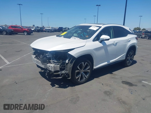 2017 Lexus RX with VIN 2T2BGMCAXHC015814, listed as a IAAI auction lot 41786141 with 96,418 mi miles. Bid and sale history available at carsss.com. Image 2.