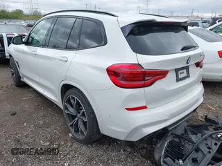 2020 BMW X3 M Competition with VIN 5YMTS0C03LLT10754, listed as a IAAI auction lot 42021685 with 48,768 mi miles. Bid and sale history available at carsss.com. Image 3.