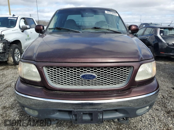 2000 Ford F-150 XL with VIN 1FTRX18WXYNB79888, listed as a Copart auction lot 46323685 with 143,904 mi miles and Salvage Title. Bid and sale history available at carsss.com. Image 5.