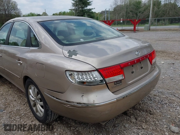 2006 Hyundai Azera SE with VIN KMHFC46F16A118500, listed as a IAAI auction lot 42007351 with 36,676 mi miles and . Bid and sale history available at DreamBid. Image 6.