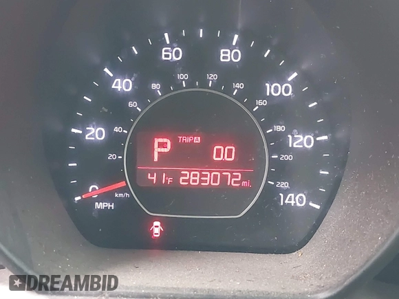 2018 Kia Soul with VIN KNDJN2A25J7597186, listed as a IAAI auction lot 41421770 with 283,072 mi miles. Bid and sale history available at carsss.com. Image 15.
