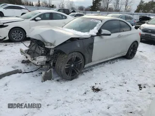 2019 BMW M2 Competition with VIN WBS2U7C52KVB08991, listed as a Copart auction lot 88161215 with 14,843 mi miles and Salvage Title. Bid and sale history available at carsss.com. Image 1.