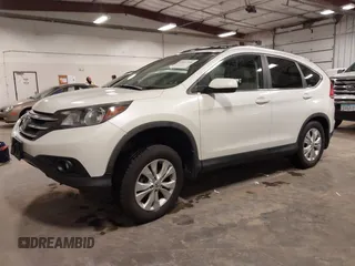 2012 Honda CR-V EX-L with VIN 5J6RM4H72CL061349, listed as a IAAI auction lot 41857598 with 124,949 mi miles. Bid and sale history available at carsss.com. Image 2.