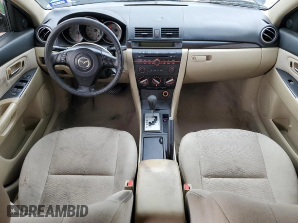 2008 Mazda 3 i Touring with VIN JM1BK32F381802361, listed as a Copart auction lot 55847925 with 205,146 mi miles and Salvage Title. Bid and sale history available at DreamBid. Image 8.