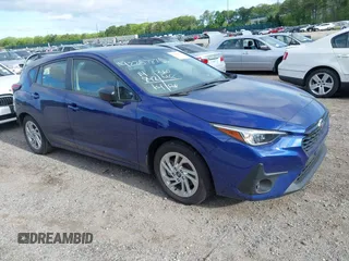 2024 Subaru Impreza with VIN JF1GUABC4R8302590, listed as a IAAI auction lot 42257875 with 14,842 mi miles and . Bid and sale history available at DreamBid. Image 1.