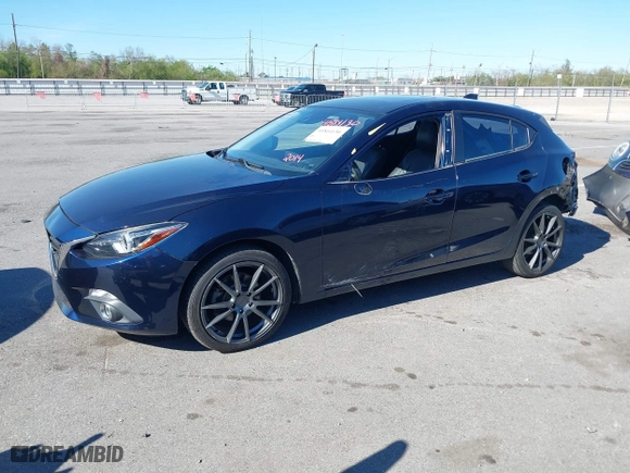 2014 Mazda Mazda3 s Grand Touring with VIN JM1BM1M32E1208762, listed as a IAAI auction lot 41814130 with 117,620 mi miles. Bid and sale history available at carsss.com. Image 15.