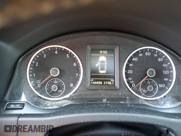 2013 Volkswagen Tiguan S with VIN WVGAV3AX6DW624726, listed as a Copart auction lot 47862365 with 144,498 mi miles and Salvage title. Bid and sale history available at DreamBid. Image 9.