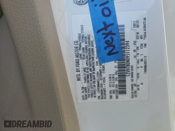 2009 Ford Mustang with VIN 1ZVHT80N095112394, listed as a Copart auction lot 60532675 with 84,856 mi miles and Salvage title. Bid and sale history available at DreamBid. Image 12.