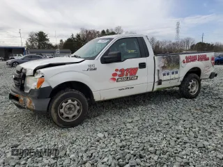 2013 Ford F-150 XL with VIN 1FTMF1CM7DKE41350, listed as a Copart auction lot 47526385 with 210,727 mi miles and Salvage Title. Bid and sale history available at carsss.com. Image 1.