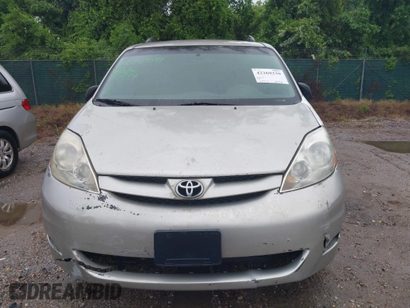 2006 Toyota Sienna CE with VIN 5TDZA23C76S519123, listed as a IAAI auction lot 42269339 with 230,419 mi miles and . Bid and sale history available at DreamBid. Image 6.
