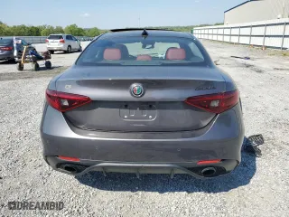 2019 Alfa Romeo Giulia with VIN ZARFANANXK7609658, listed as a Copart auction lot 53039485 with 0 mi miles and Clean Title. Bid and sale history available at carsss.com. Image 6.