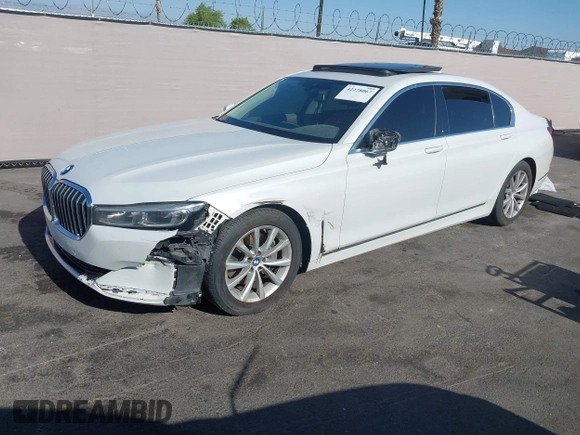 2020 BMW 7 Series 740i with VIN WBA7T2C0XLGL17774, listed as a IAAI auction lot 42278067 with 100,465 mi miles and . Bid and sale history available at DreamBid. Image 2.