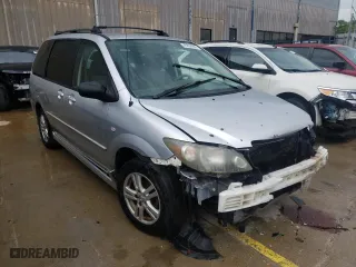 2005 Mazda MPV LX with VIN JM3LW28A050552617, listed as a Copart auction lot 46936932 with 260,897 mi miles and Non Repairable. Bid and sale history available at carsss.com. Image 1.