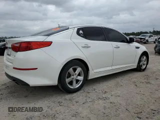2015 Kia Optima LX with VIN KNAGM4A78F5640956, listed as a Copart auction lot 55154025 with 91,686 mi miles and Clean Title. Bid and sale history available at carsss.com. Image 3.