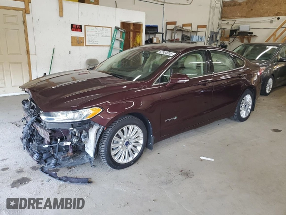 2013 Ford Fusion SE Hybrid with VIN 3FA6P0LU9DR260834, listed as a Copart auction lot 52384805 with 98,191 mi miles and Salvage Title. Bid and sale history available at DreamBid. Image 1.