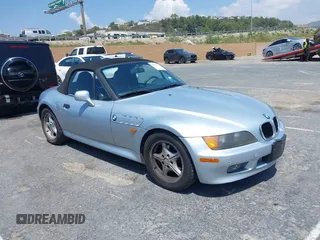 1996 BMW 3 Series Z3 1.9 with VIN 4USCH7326TLB70570, listed as a IAAI auction lot 42178179 with 84,341 mi miles and . Bid and sale history available at carsss.com. Image 1.
