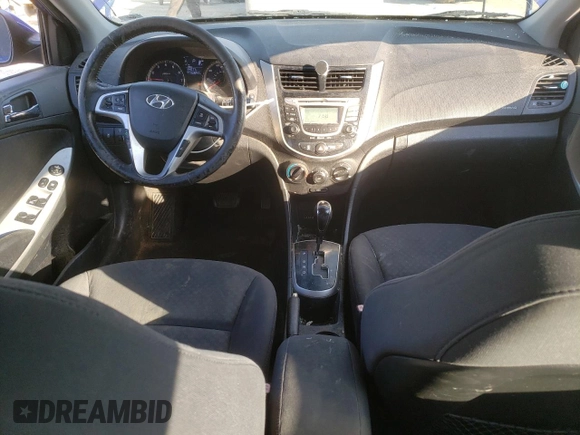 2012 Hyundai Accent SE with VIN KMHCU5AE7CU027245, listed as a Copart auction lot 50604895 with 153,842 mi miles and Clean title. Bid and sale history available at DreamBid. Image 8.
