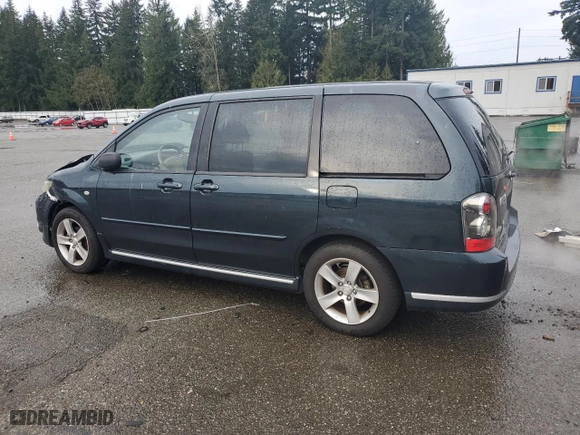 2004 Mazda MPV ES with VIN JM3LW28J340507346, listed as a Copart auction lot 50135955 with 180,036 mi miles and Salvage Title. Bid and sale history available at carsss.com. Image 2.