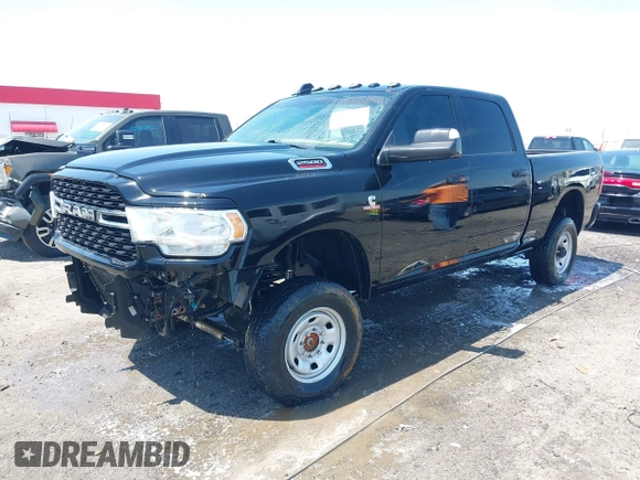 2022 Ram 2500 Big Horn with VIN 3C6UR5DL7NG221484, listed as a IAAI auction lot 42034974 with Not provided miles and . Bid and sale history available at DreamBid. Image 2.