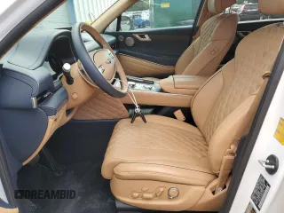 2024 Genesis GV80 with VIN KMUHCESC9RU163909, listed as a Copart auction lot 64429035 with 12,338 mi miles and Salvage title. Bid and sale history available at DreamBid. Image 7.