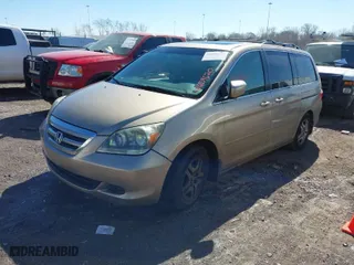 2005 Honda Odyssey EX-L with VIN 5FNRL387X5B122844, listed as a IAAI auction lot 41659620 with 278,163 mi miles. Bid and sale history available at carsss.com. Image 2.