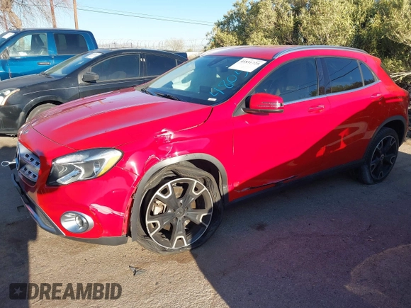 2019 Mercedes-Benz GLA 250 z VIN WDCTG4EB3KJ548057, wystawiony jako IAAI lot #41831725 z przebiegiem 59 968 mil mil oraz . Historia ofert i sprzedaży dostępna na DreamBid. Obrazek 2.