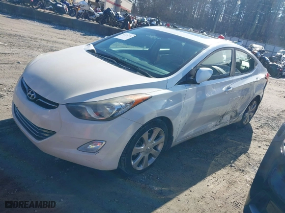 2013 Hyundai Elantra GLS PZEV with VIN 5NPDH4AE8DH246797, listed as a IAAI auction lot 41451702 with 172,500 mi miles. Bid and sale history available at carsss.com. Image 17.