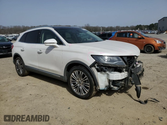 2016 Lincoln MKX Reserve with VIN 2LMTJ8LRXGBL57343, listed as a Copart auction lot 47958615 with 165,745 mi miles and Clean Title. Bid and sale history available at DreamBid. Image 4.