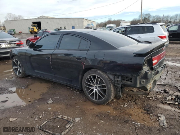 2014 Dodge Charger RT 100th Anniversary with VIN 2C3CDXCT7EH368439, listed as a Copart auction lot 85045894 with 144,277 mi miles and Salvage Title. Bid and sale history available at carsss.com. Image 2.