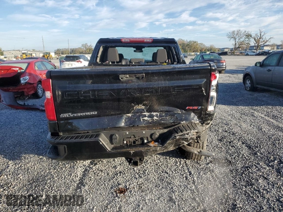 2024 Chevrolet Silverado 1500 RST with VIN 1GCPADED2RZ205360, listed as a Copart auction lot 89338995 with 17,509 mi miles and Salvage Title. Bid and sale history available at carsss.com. Image 6.