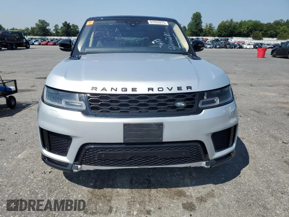2021 Land Rover Range Rover Sport HSE Silver Edition with VIN SALWR2SU1MA753766, listed as a Copart auction lot 67033275 with Not provided miles and Clean title. Bid and sale history available at DreamBid. Image 5.