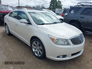 2013 Buick LaCrosse Premium 2 with VIN 1G4GH5E39DF129375, listed as a IAAI auction lot 41741851 with 124,404 mi miles. Bid and sale history available at carsss.com. Image 1.