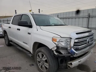 2014 Toyota Tundra 4WD Truck Platinum with VIN 5TFAW5F18EX338597, listed as a Copart auction lot 82150504 with 42,654 mi miles and Salvage Title. Bid and sale history available at carsss.com. Image 4.