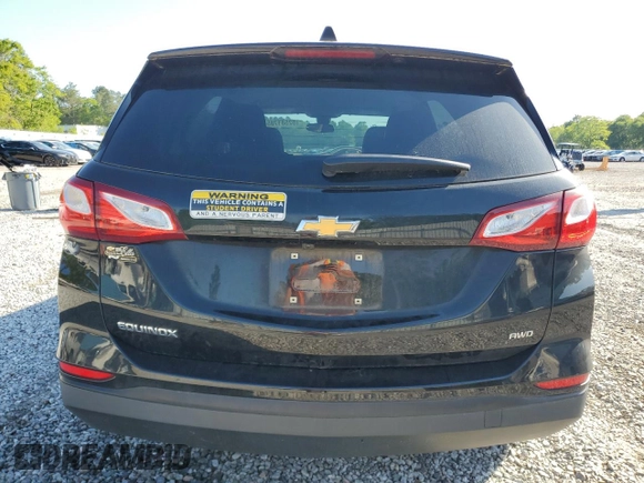 2020 Chevrolet Equinox LS z VIN 2GNAXSEV1L6202722, wystawiony jako Copart lot #52581785 z przebiegiem 62 940 mil mil oraz Szkoda całkowita • Salvage title. Historia ofert i sprzedaży dostępna na DreamBid. Obrazek 6.