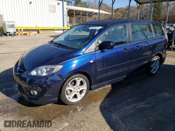 2008 Mazda 5 Grand Touring z VIN JM1CR293780321945, wystawiony jako Copart lot #85856344 z przebiegiem 93 977 mil mil oraz Szkoda całkowita • Salvage title. Historia ofert i sprzedaży dostępna na DreamBid. Obrazek 1.