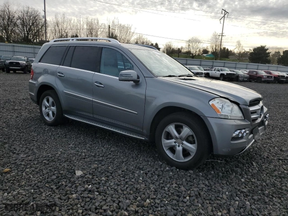 2011 Mercedes-Benz GL-Class GL 450 with VIN 4JGBF7BE8BA692431, listed as a Copart auction lot 46718945 with 114,632 mi miles and Salvage Title. Bid and sale history available at carsss.com. Image 4.